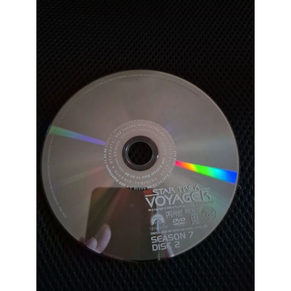 Star Trek Voyager Season 7 Disc 2 DVD Disc Only